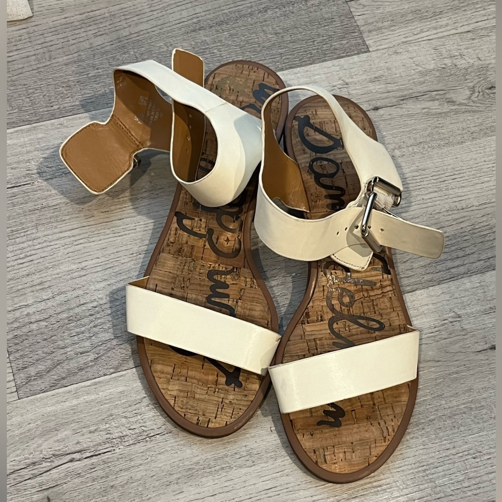 White Sandals by Unknown Brand Sam Edelman